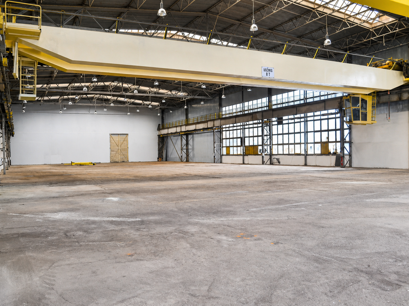 Szczecin do wynajęcia hala 2700m2 z suwnicą, magazyn, produkcja